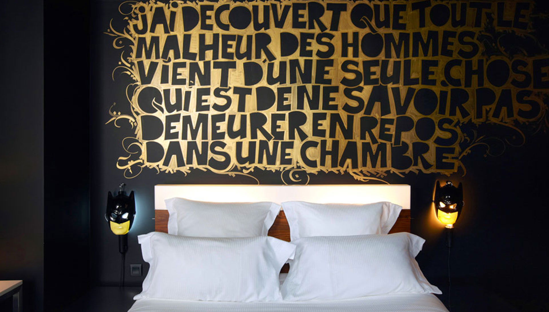 Mama Shelter Paris - Chambre © Philippe Starck