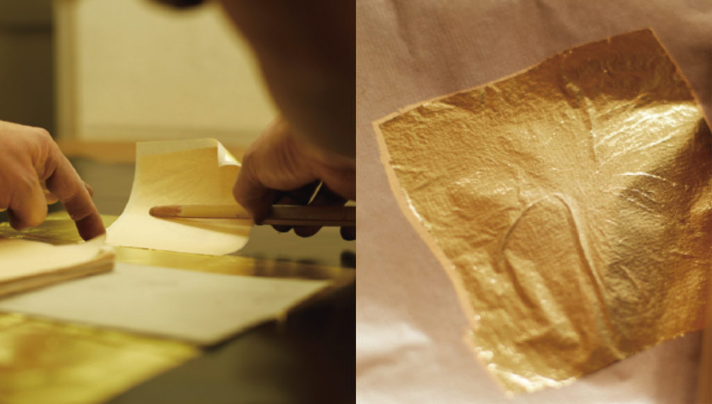 Fabrication des feuilles d'or © Estarte