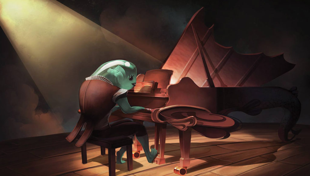 Piano Sirène par Marion Brunetto